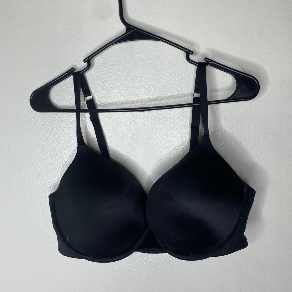 Victoria’s Secret black demi uplift bra 38DD